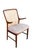 8 Otmar Furniture Danish Scandinavian Modern Dining Chairs, circa 1980. Features a minimalist sleek form with an angled...