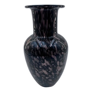 Vintage Murano Franco Moretti Signed Vase For Sale