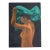 Vintage Boho Figural Oil Painting on Board For Sale