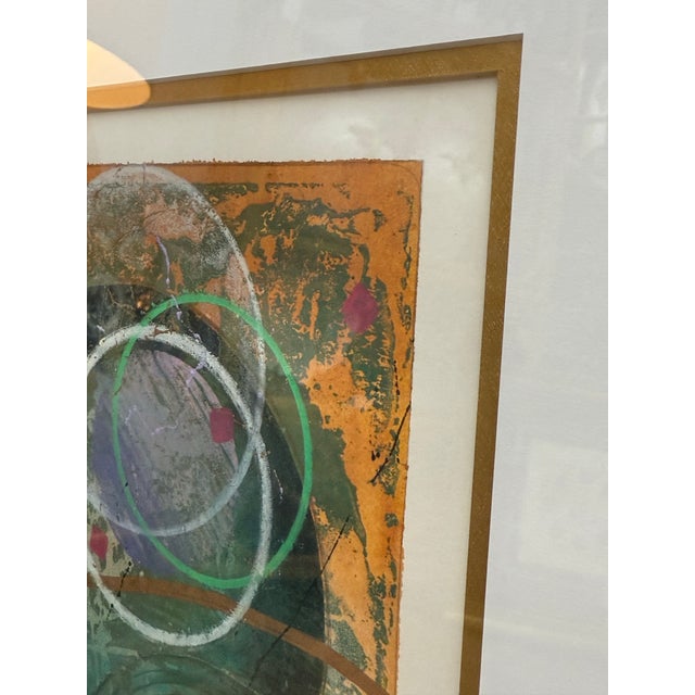Post Modern Original Abstract Multimedia Art Painting by Jo Webster For Sale In Tampa - Image 6 of 12