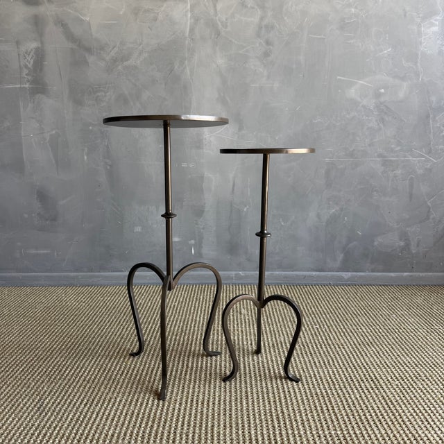 Modern New Cannes Table - Small - Brass Finish For Sale - Image 3 of 8
