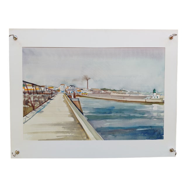 Michel Roubille, L'Ile d'Yeu, 1984, Watercolor For Sale