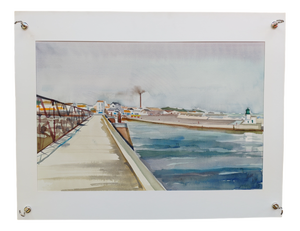 Michel Roubille, L'Ile d'Yeu, 1984, Watercolor