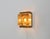 Metal Gold Maritim Glass and Brass Wall Lamp from Vitrika, 1970s For Sale - Image 7 of 8