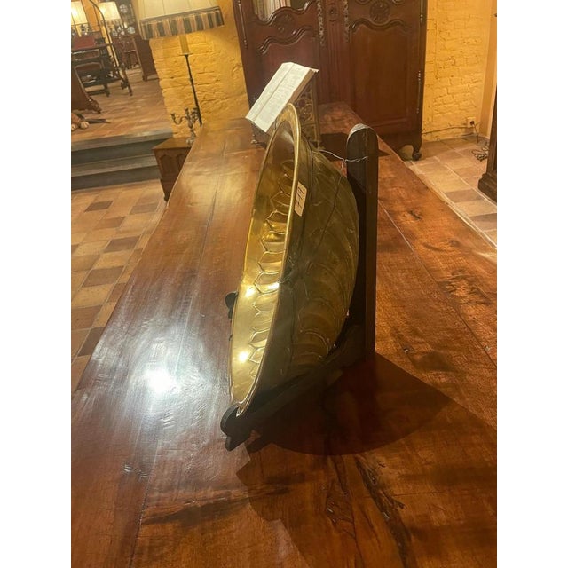 Metal Antique German Offering Basin in Brass, 1500s For Sale - Image 7 of 11