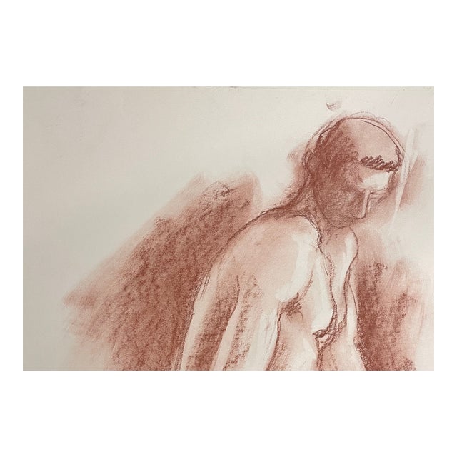 1980s Neil Meitzler Male Nude Drawing For Sale