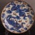 Art Deco Chinese Vintage Ceramic Plate,Qing Dynasty Kangxi Marked Blue and White Famille Verte Porcelain Plate Hand Painted DragonPhoenix Pattern For Sale - Image 3 of 6
