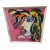 1970s Peter Keil Abstract Painting “Mick Jagger” For Sale