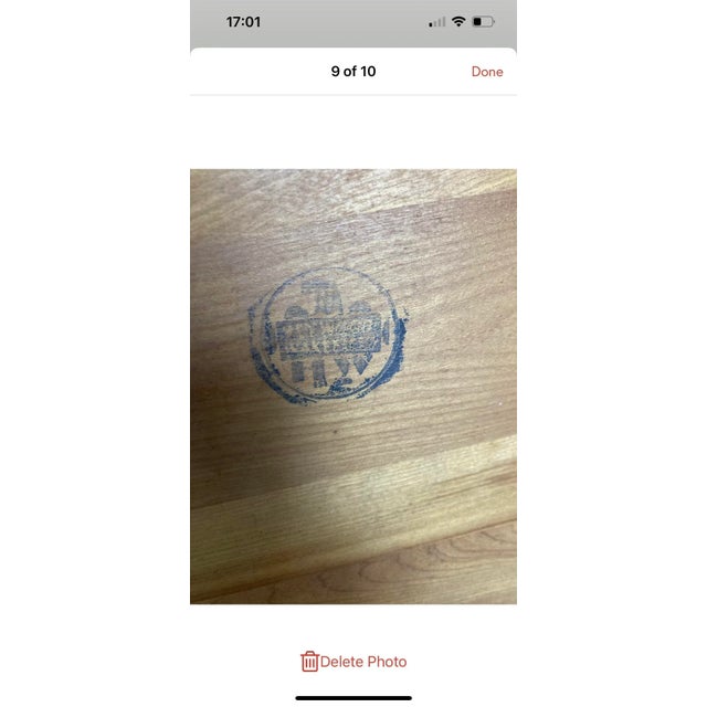 Wood 1940s Heywood Wakefield Bilevel Corner Table For Sale - Image 7 of 10