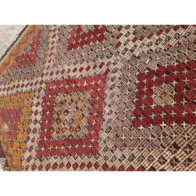 Vintage Turkish Kilim Rug 6′9″ × 11′5″ Chairish