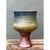 Contemporary Vintage Textured Ceramic Chalice Vase For Sale - Image 3 of 12