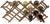Vintage Expandable Bamboo Wine Rack | Folding Adjustable Wine Bottle Storage | Boho Coastal Hollywood Regency For Sale - Image 4 of 9