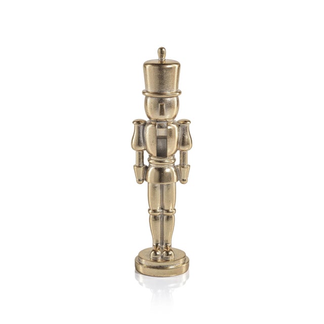 Elevate your holiday decor with the Hartwin Metallic Decorative Nutcracker Figurines. Featuring a striking metallic...