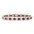 Platinum Engraved Ruby Bracelet For Sale