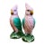 Vintage Ceramic Parrot Figurines - Pair For Sale