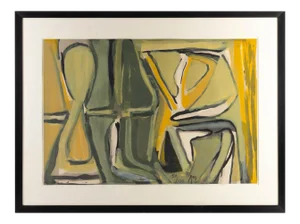 Lithograph by Van Der Bruggen, 1960s