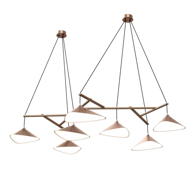 Emily is a series of handmade sheet steel lampshades in various finishes and spatial arrangements. _ Emily was inspired by...