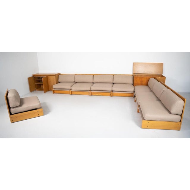 Mid-Century Modern Modular Seating Set, Italy, 1960s, Set of 8 For Sale - Image 11 of 17
