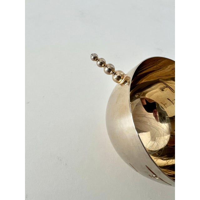 Modern Nickel Jigger in the Style of Napier or Georg Jensen For Sale - Image 10 of 11