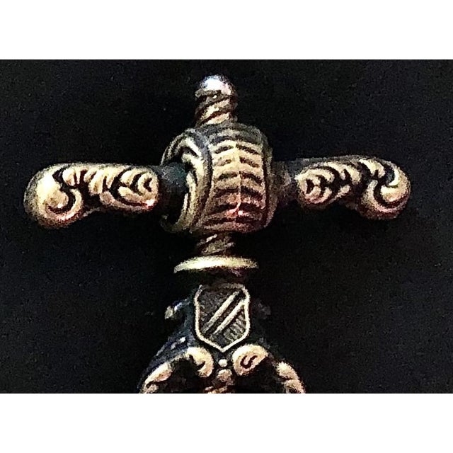 Rococo Style Corkscrew with Open Brass Cage, 1950s For Sale - Image 4 of 8