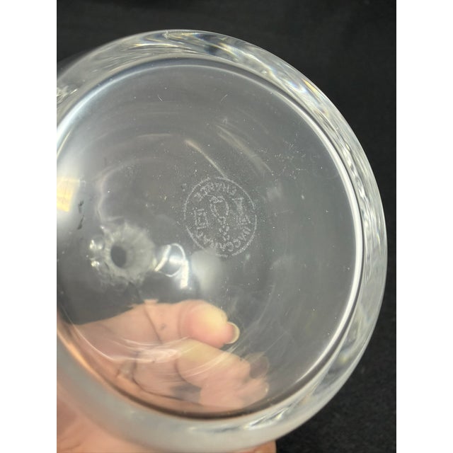 Baccarat Early 20th Century Baccarat Rabelais Crystal Decanter, Small For Sale - Image 4 of 5