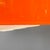 Metal Mid-Century Modern Italian Pendant in Orange Glass and White Metal, 1970s For Sale - Image 7 of 16
