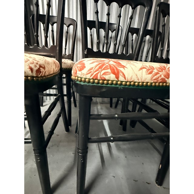 Italian Set of 6 Gucci Herbarium Dining Chairs For Sale - Image 3 of 11