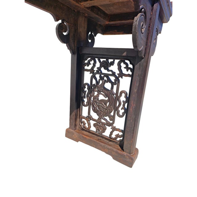 Mid 18th Century 107" Long Everted-Flange Altar Table For Sale In Greensboro - Image 6 of 9