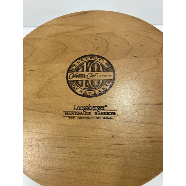 This Longaberger hand made basket is a wine cooler with a plastic liner The base is signed collectors club Excellent...