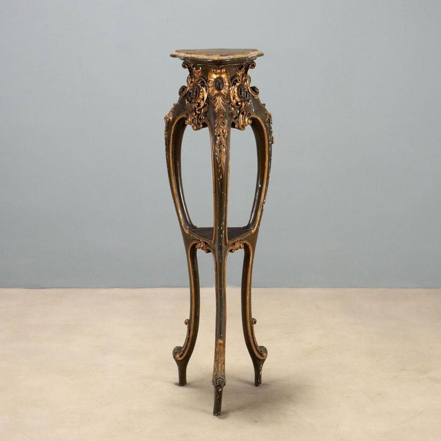 Barocchetto Style Plant Stand, Italy, Early 1900s For Sale - Image 10 of 10