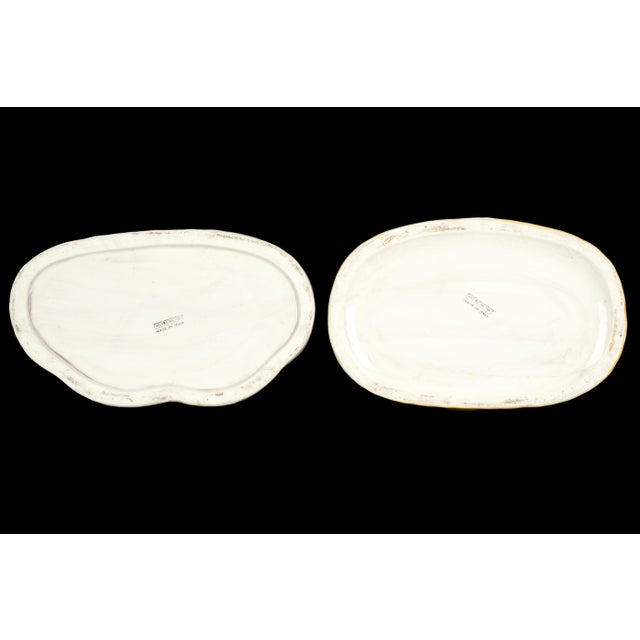 Ceramic Pair Italian Horchow Faience Ceramic Busts Vintage Mid Century For Sale - Image 7 of 9