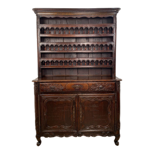 Circa 1790 French Carved Kitchen Cabinet / Vaisselier Was $6950