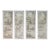 A Retro Chinoiserie-Style Gray-Toned Decorative Mural (Four-Panel Painting) For Sale