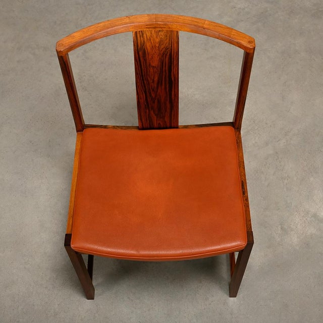 Scandinavian Modern Dining Chairs by Steen Eiler Rasmussen for Søborg Møbelfabrik, 1960s, Set of 4 For Sale - Image 10 of 18
