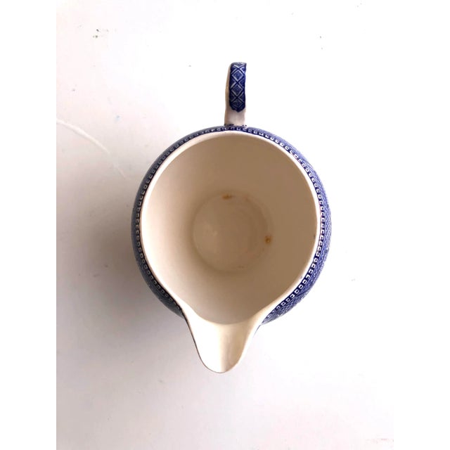 1950s Vintage Alfred Meakin "Old Willow" Creamer /Pitcher For Sale - Image 5 of 6