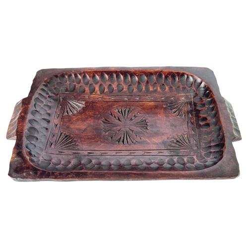 Minimalist Vide Poche in Wood, 1950s For Sale - Image 11 of 11