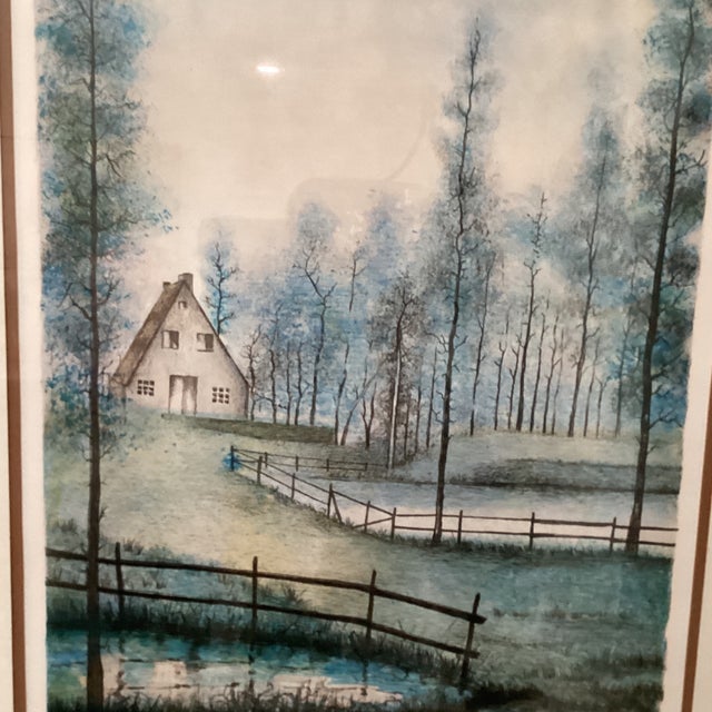 Mid 20th Century Original Lithograph # 80/375 by Antonio Rivera Signed and Numbered Spain For Sale - Image 4 of 12