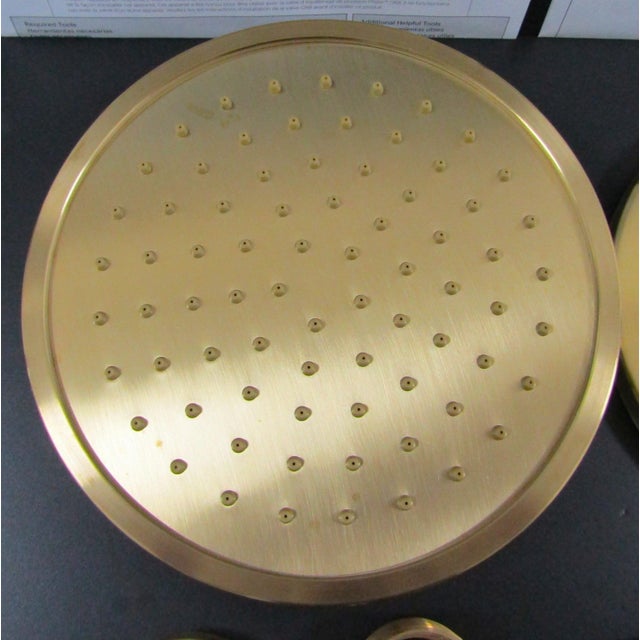 Contemporary Pfister Lg89-7ncbg Contempra Pressure Balanced Shower Only Trim - Brushed Gold For Sale - Image 3 of 12