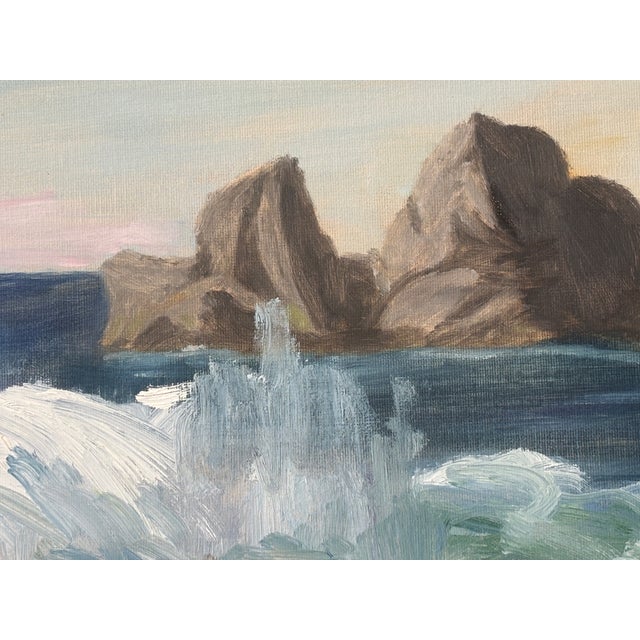 Mid 20th Century Original Seascape Painting For Sale - Image 4 of 13