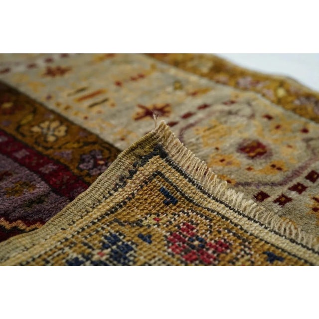 Traditional Antique Turkish Anatolian Rug 3'9'' x 6'1'' For Sale - Image 3 of 10