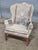 Late 20th Century Late 20th Century Tiger Maple Williamsburg Style Hepplewhite Wingback Chair For Sale - Image 5 of 10