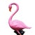 1980s 8 Foot Bespoke Flamingo on Roman Column Pedestal Mixed Media Sculpture, 2 Available For Sale - Image 5 of 7
