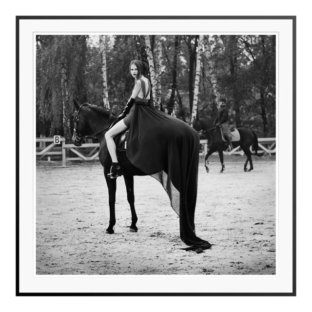 Dasha and Mari 'Leisure Class' Limited Edition Print Framed in Black For Sale