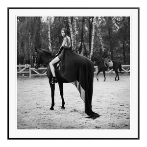 Dasha and Mari 'Leisure Class' Limited Edition Print Framed in Black
