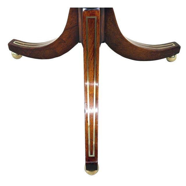 Regency Rosewood and Brass Strung Occasional Table, 1820 For Sale - Image 9 of 13