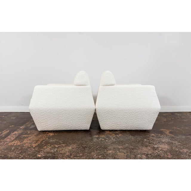 Vintage Geometric Armchairs from LFM, Poland, 1970s, Set of 2 For Sale - Image 12 of 16
