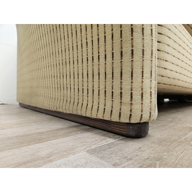 Maralunga Three-Seater Fabric Sofa by Vico Magistretti for Cassina, 1970s For Sale - Image 17 of 18