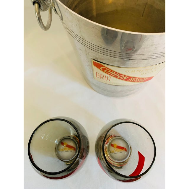 Mid 20th Century G. H. Mumm & Co. "Cordon Rouge" Champagne Bucket