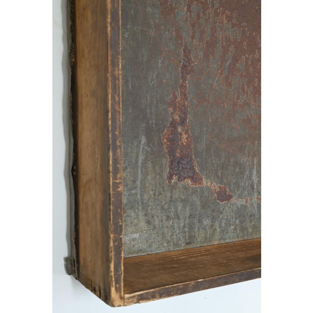 Antique Japanese Wall-Mounted Object / Rusted Tin Wall Art / Meiji-Showa / Ob336 For Sale - Image 15 of 17