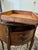 Pair of Vintage Louis XV Style Demilune Nightstands French Inlaid 3 Drawer Tables For Sale - Image 11 of 17